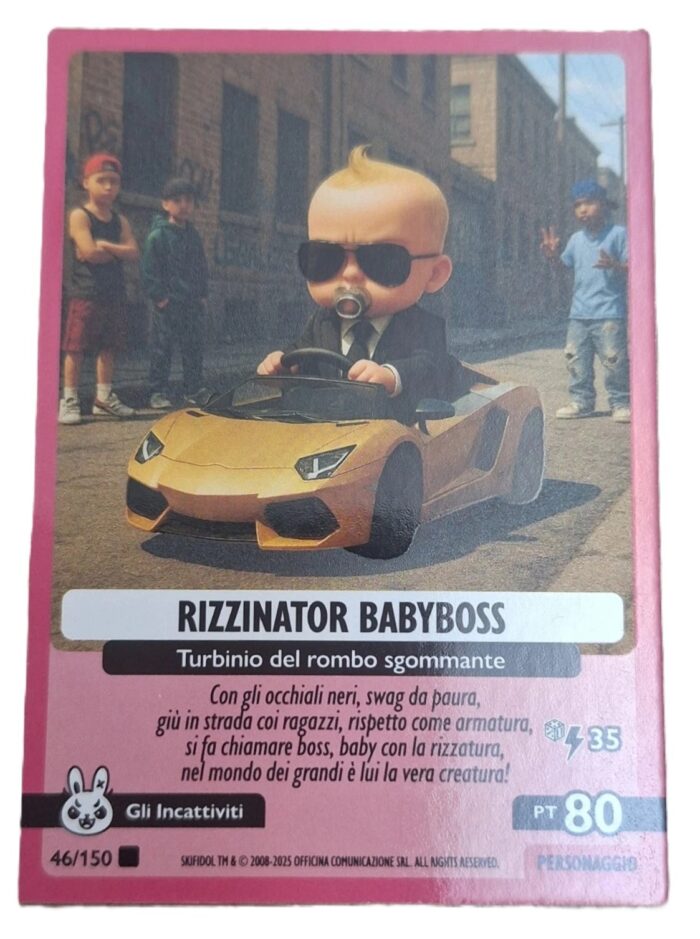 Rizz Inator 046/150 - RIZZINATOR BABYBOSS - Serie BETA - Italian Brainrot Shop ...
