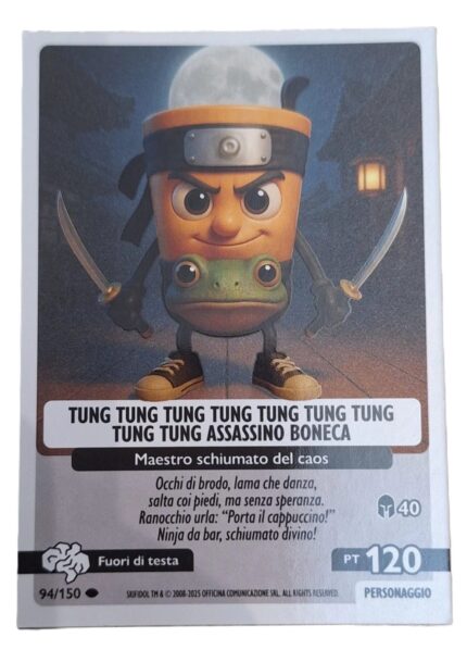 TUNG TUNG ASSASSINO BONECA-Allucinazione Cosmica