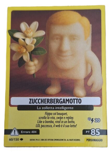 ZUCCHERBERGAMOTTO-Allucinazione Cosmica