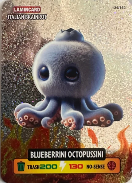 BLUEBERRINI OCTOPUSSINI-Lamincard