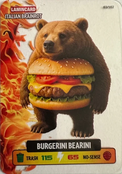BURGERINI BEARINI-Lamincard