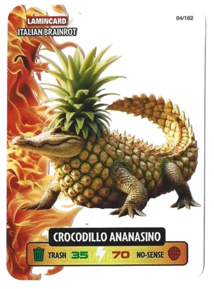 CROCODILLO ANANASINO-Lamincard