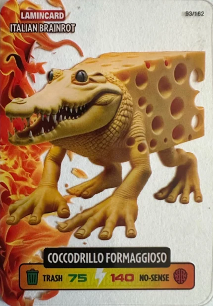 COCCODRILLO FORMAGGIOSO-Lamincard