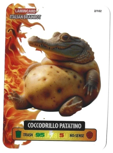 COCCODRILLO PATATINO-Lamincard