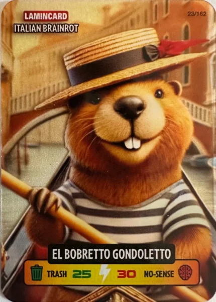 EL BOBRETTO GONDOLETTO-Lamincard