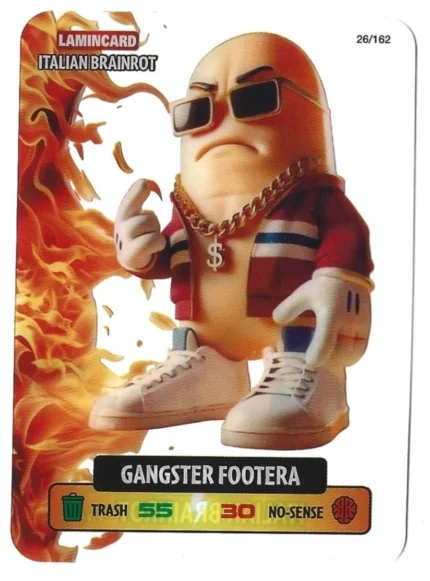 GANGSTER FOOTERA-Lamincard