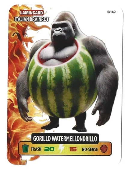 GORILLO WATERMELLONDRILLO-Lamincard
