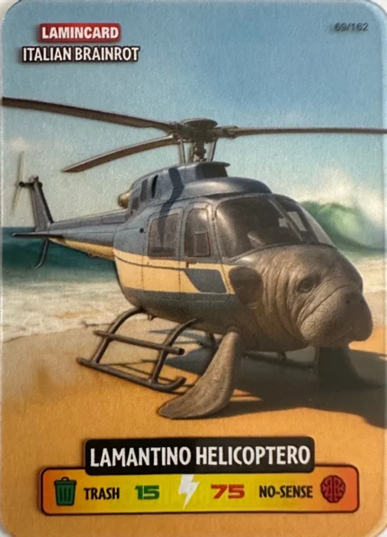 LAMANTINO HELICOPTERO-Lamincard