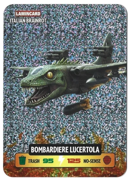 BOMBARDIERE LUCERTOLA-Lamincard