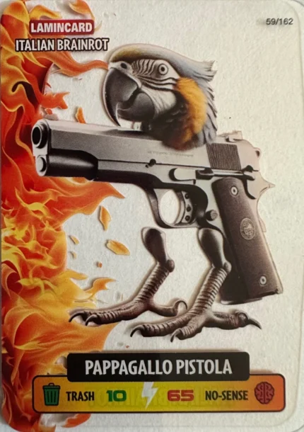 PAPPAGALLO PISTOLA-Lamincard