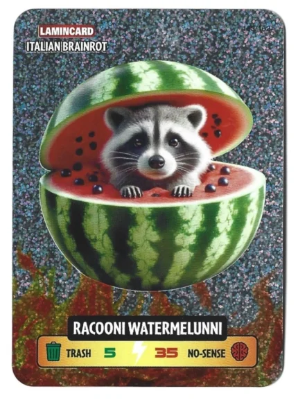 RACOONI WATERMELUNNI-Lamincard