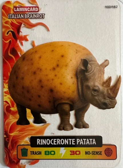 RINOCERONTE PATATA-Lamincard