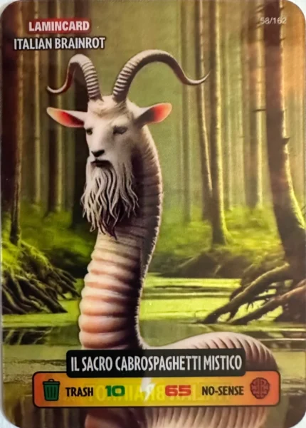 IL SACRO CABROSPAGHETTI MISTICO-Lamincard