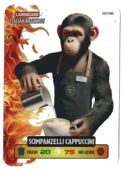 SCIMPANZELLI CAPPUCCINI-Lamincard