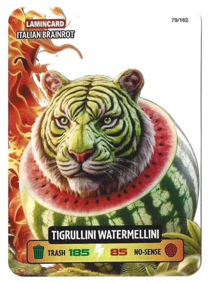 TIGRULLINI WATERMELLINI-Lamincard