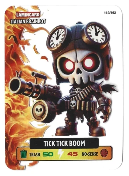 TICK TICK BOOM-Lamincard