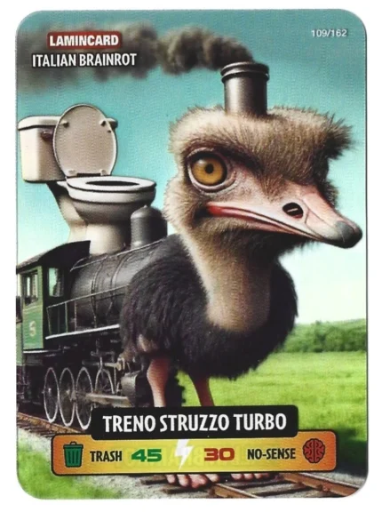 TRENO STRUZZO TURBO-Lamincard