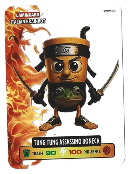 TUNG TUNG ASSASSINO BONECA-Lamincard