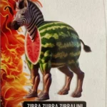 ZIBRA ZUBRA ZIBRALINI-Lamincard